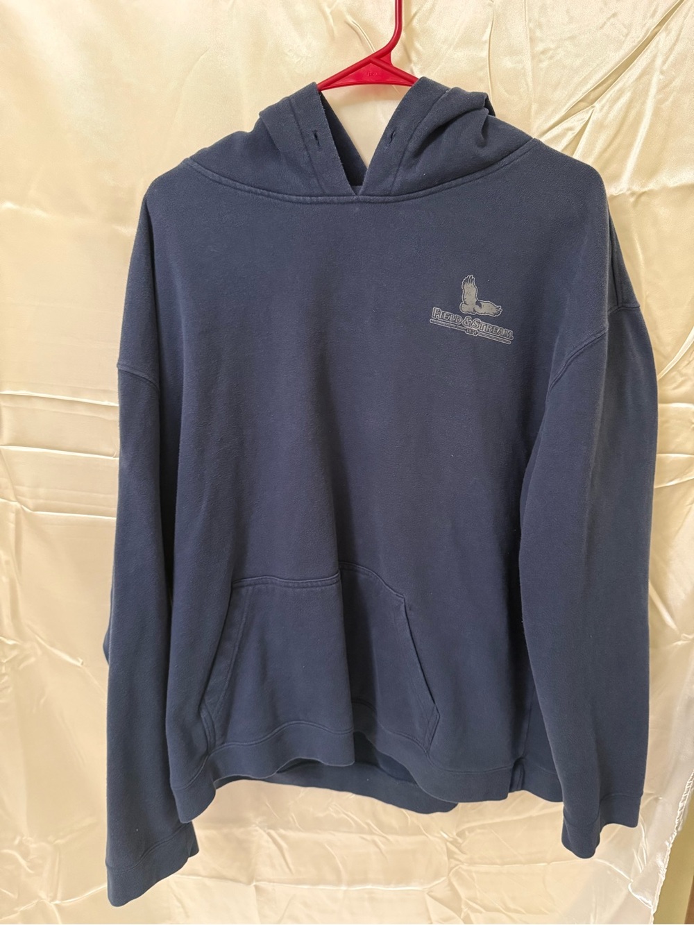 Field & Stream Navy Pullover Hoodie Sweatshirt Men's 2XL